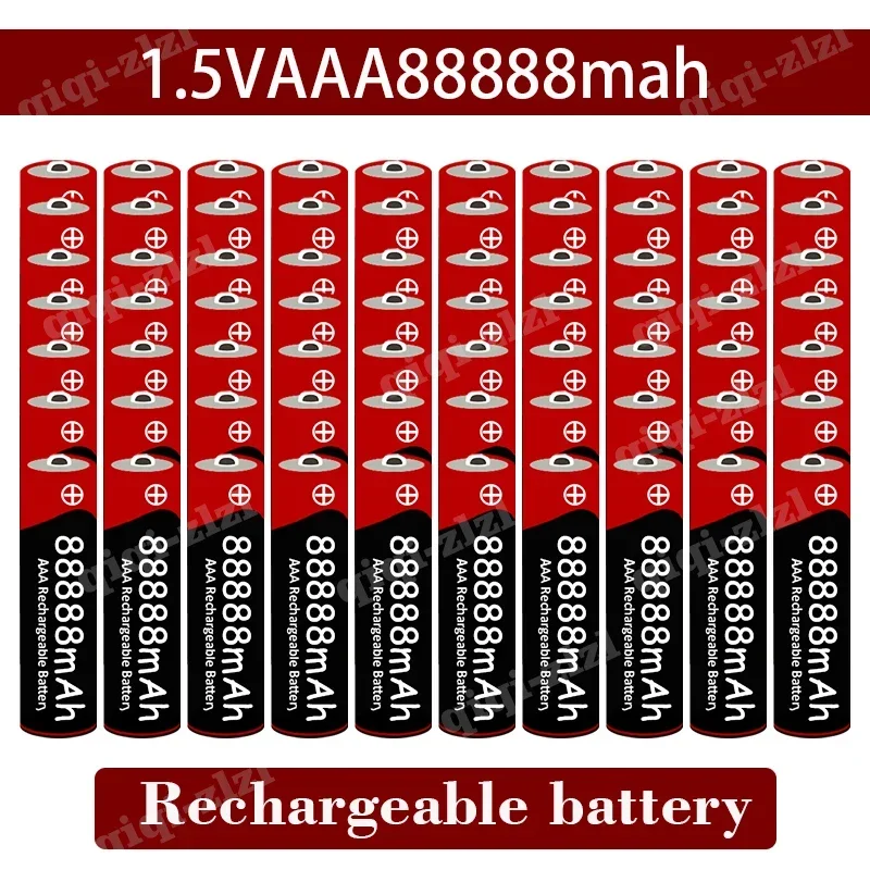 

AAAbattery 1-96pcs 88888mAh High Capacity Rechargeable Battery Original 1.5V Suitable for LED Lights Toys MP3 and Other Devices