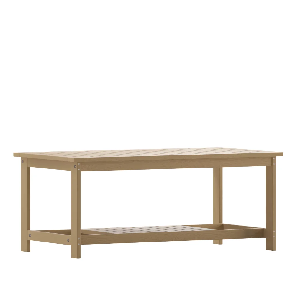 Charlestown All-Weather Poly Resin Wood Two Tiered Commercial Grade Adirondack Slatted Coffee Conversation Table
Charlestown All-Weather Poly Resin Wood Two Tiered Commercial Grade Adirondack Slatted Coffee Conversation Table