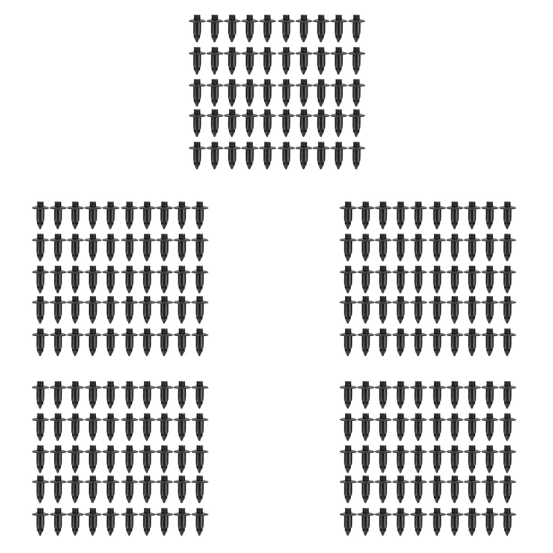 250X Plastic Rivet Bike Fairing Trim Panel Fastener Clips 6Mm For Honda Yamaha Black 
250X Plastic Rivet Bike Fairing Trim Panel Fastener Clips 6Mm For Honda Yamaha Black