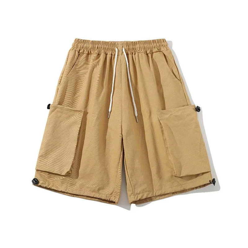 2023 Men's Casual Shorts Summer Solid Color Versatile Drawcord Multi-pocket Pants
2023 Men's Casual Shorts Summer Solid Color Versatile Drawcord Multi-pocket Pants