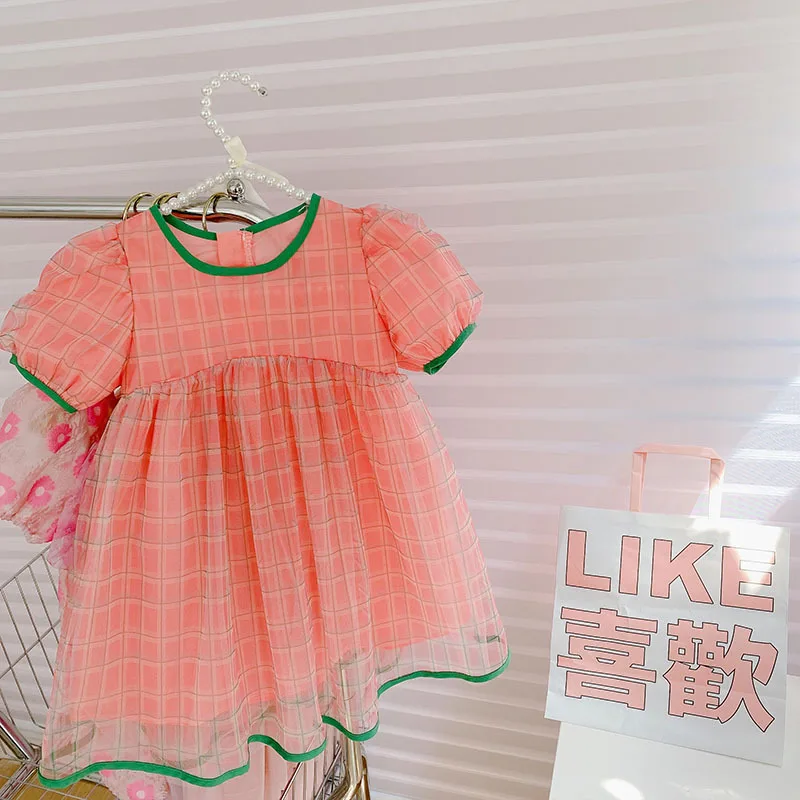 Sweet Summer Girls Kids Princess Dress Short Sleeve Plaided Children Baby Party Dresses Vestidos
Sweet Summer Girls Kids Princess Dress Short Sleeve Plaided Children Baby Party Dresses Vestidos