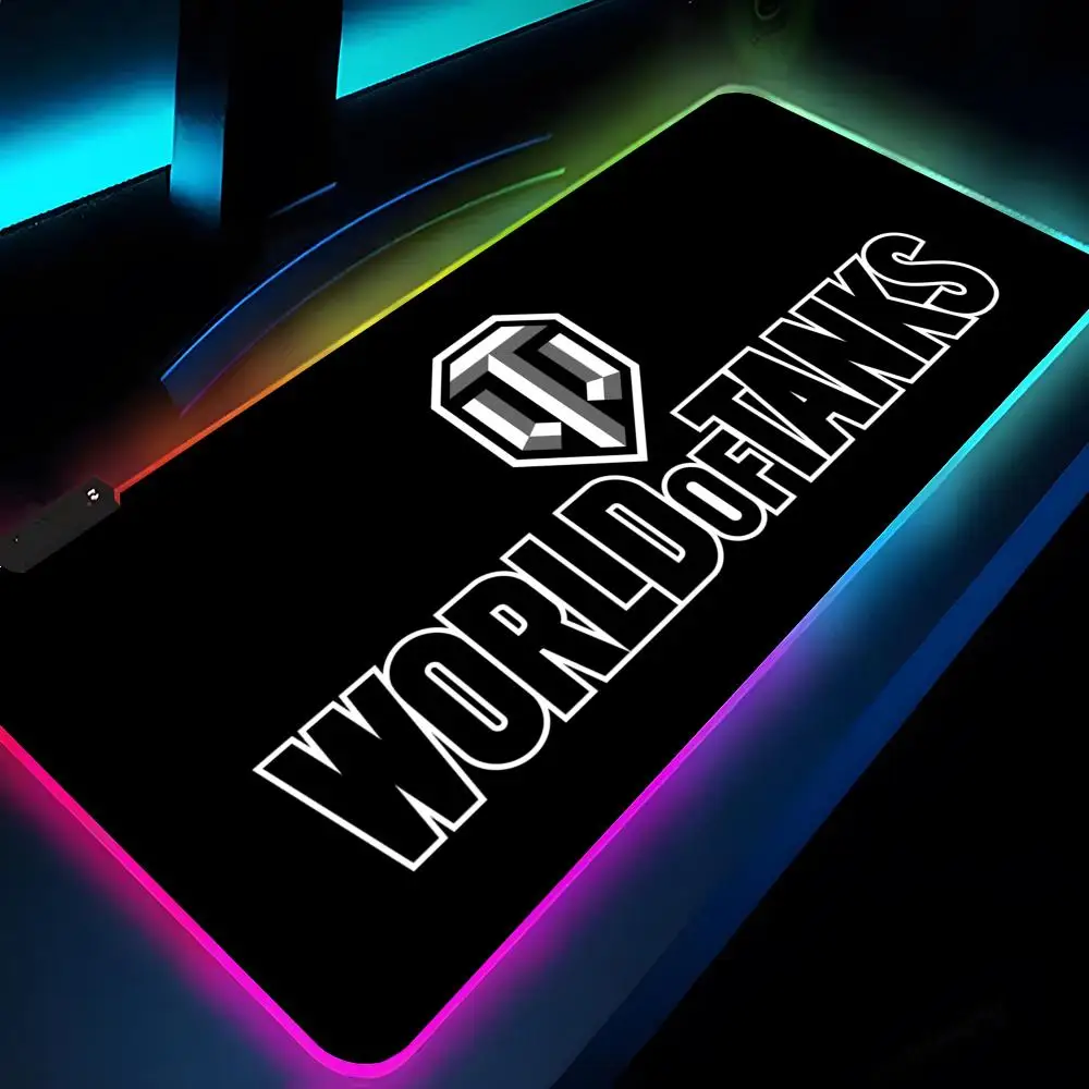 Игровой коврик для мыши World of Tanks Rgb Xxl ноутбука игровой клавиатура с подсветкой