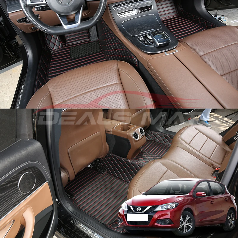 Car Floor Mats For Nissan Tiida 2011 2012 2013 2014 2015 Luxury Nappa Leather Interior Details Auto Carpets Rugs Pad Accessories
Car Floor Mats For Nissan Tiida 2011 2012 2013 2014 2015 Luxury Nappa Leather Interior Details Auto Carpets Rugs Pad Accessories