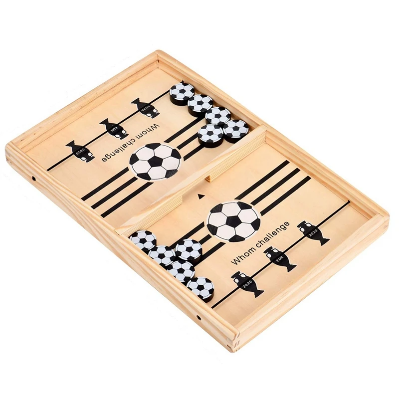Fast Sling Puck Game 1 Checkerboard And 10 Chess Pieces Set Upgrades Wooden Hockey Table Parent-Child Interactive Games
Fast Sling Puck Game 1 Checkerboard And 10 Chess Pieces Set Upgrades Wooden Hockey Table Parent-Child Interactive Games