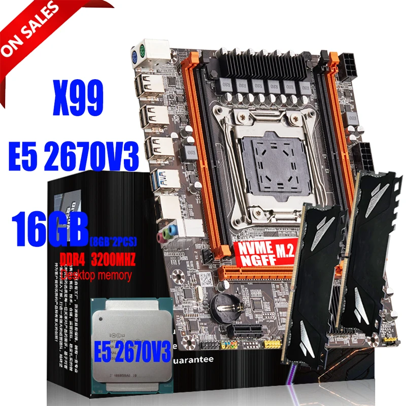 2022 новый набор материнской платы X99 LGA 2011-3 с Intel Xeon E5 2620 V3/E5 2670 V3 ЦП 16 Гб (2*8 ГБ) DDR4 M-ATX NVME M.2 X99D4
2022 новый набор материнской платы X99 LGA 2011-3 с Intel Xeon E5 2620 V3/E5 2670 V3 ЦП 16 Гб (2*8 ГБ) DDR4 M-ATX NVME M.2 X99D4