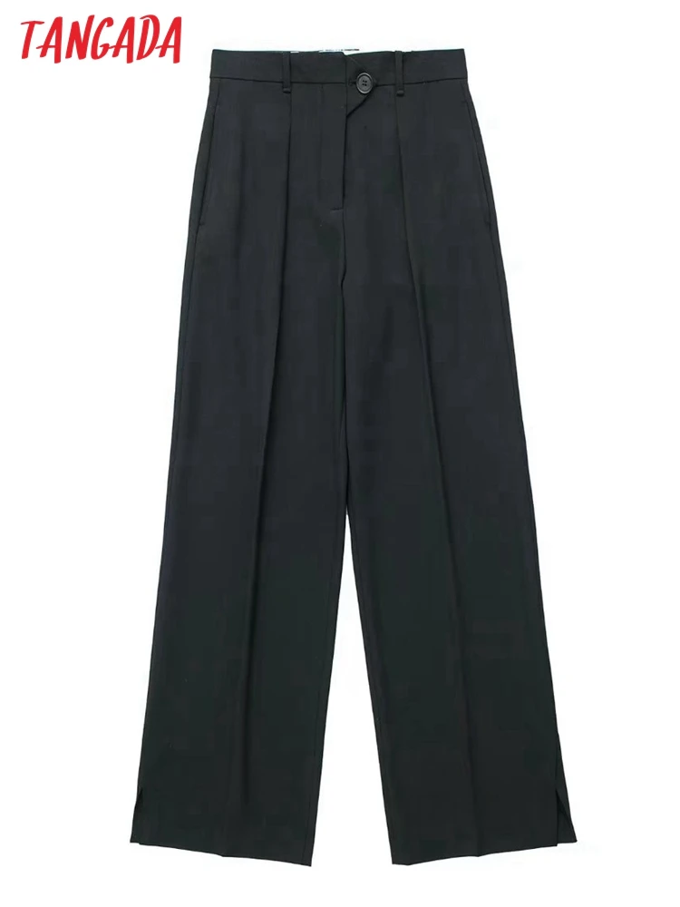 Tangada 2022 New Female Black Suit Pants Trousers for Women Pockets Office Lady Elegant Pants Pantalon 3H331
Tangada 2022 New Female Black Suit Pants Trousers for Women Pockets Office Lady Elegant Pants Pantalon 3H331