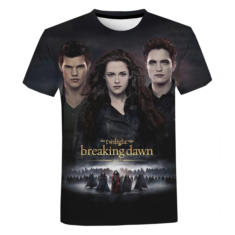 The Twilight Saga 3D Printed T-shirt Hot Movie Harajuku Streetwear T Shirt Men Fashion Casual Funny Tee Tops
The Twilight Saga 3D Printed T-shirt Hot Movie Harajuku Streetwear T Shirt Men Fashion Casual Funny Tee Tops