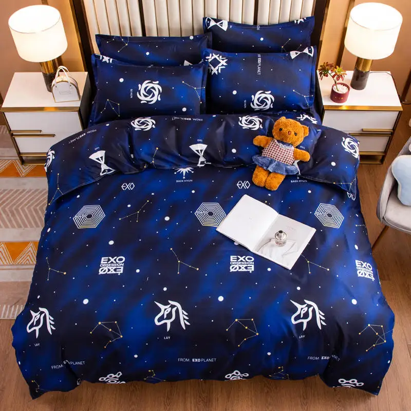 Fashion Simple square home textile Quilt Cover Set With Bed Linens Single/Queen/King Size Bedding Set For Double Bed,3-4pcs
Fashion Simple square home textile Quilt Cover Set With Bed Linens Single/Queen/King Size Bedding Set For Double Bed,3-4pcs