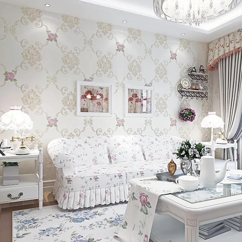Pastoral Style Household Wallpaper Small Floral Hipster Flower European Bedroom Living Room Relief Warm Korean Wallpaper
Pastoral Style Household Wallpaper Small Floral Hipster Flower European Bedroom Living Room Relief Warm Korean Wallpaper