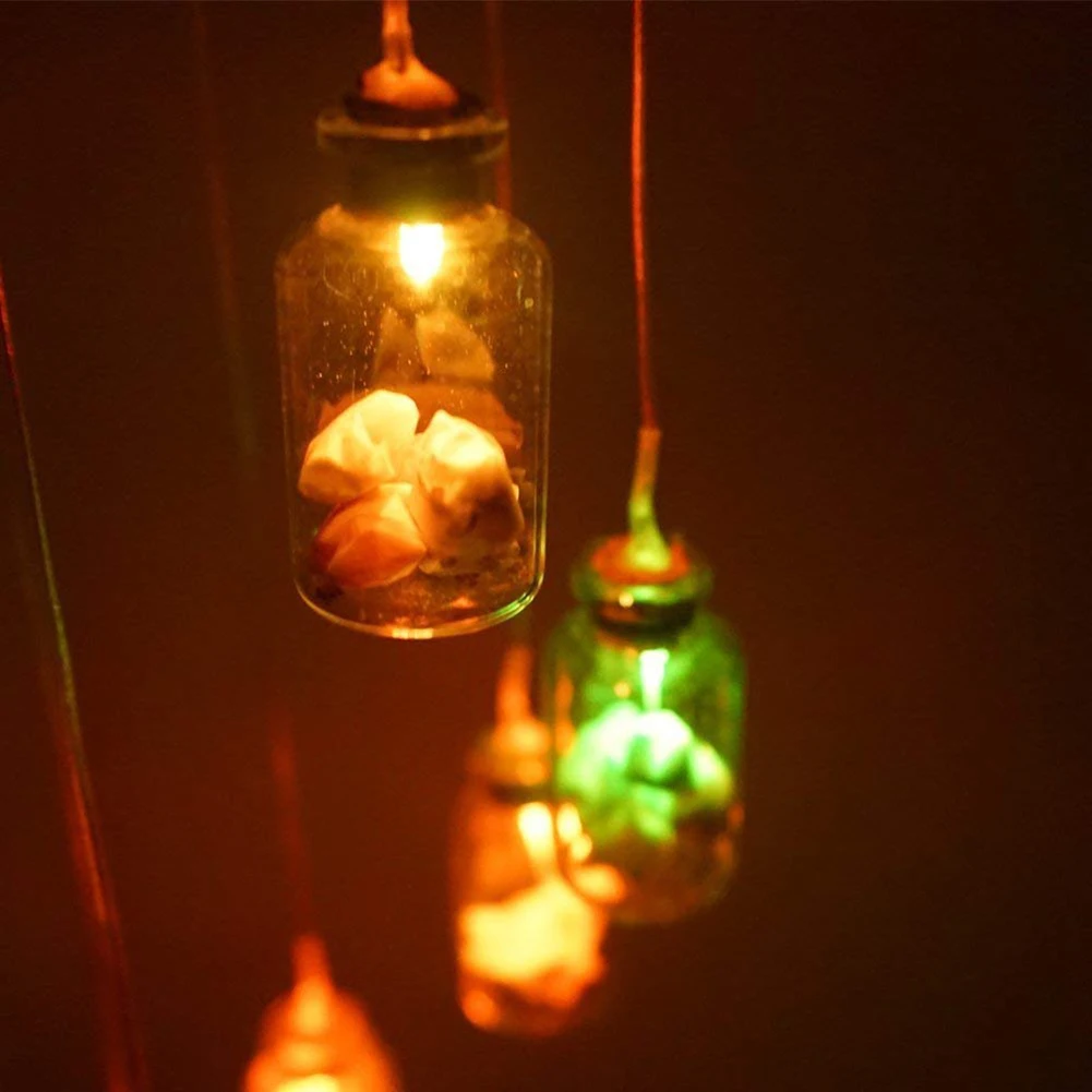 Solar Wind Chimes Wish Bottles/mirror Ball Color-Changing Waterproof LED Hanging Lamp Night Lights
Solar Wind Chimes Wish Bottles/mirror Ball Color-Changing Waterproof LED Hanging Lamp Night Lights