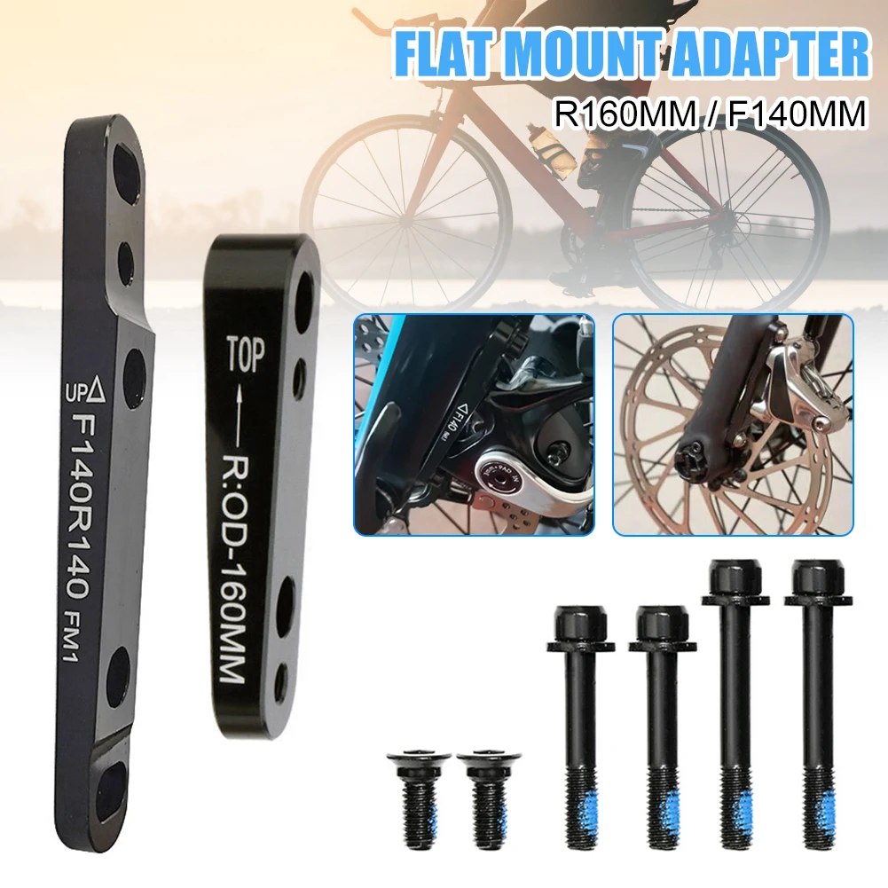 Flat Mount Disc Brake Adapter Road Bike Bicycle Disc Brake Adapter Front/Rear Mount Adapter For 140/160mm Rotor Cycling Parts
Flat Mount Disc Brake Adapter Road Bike Bicycle Disc Brake Adapter Front/Rear Mount Adapter For 140/160mm Rotor Cycling Parts