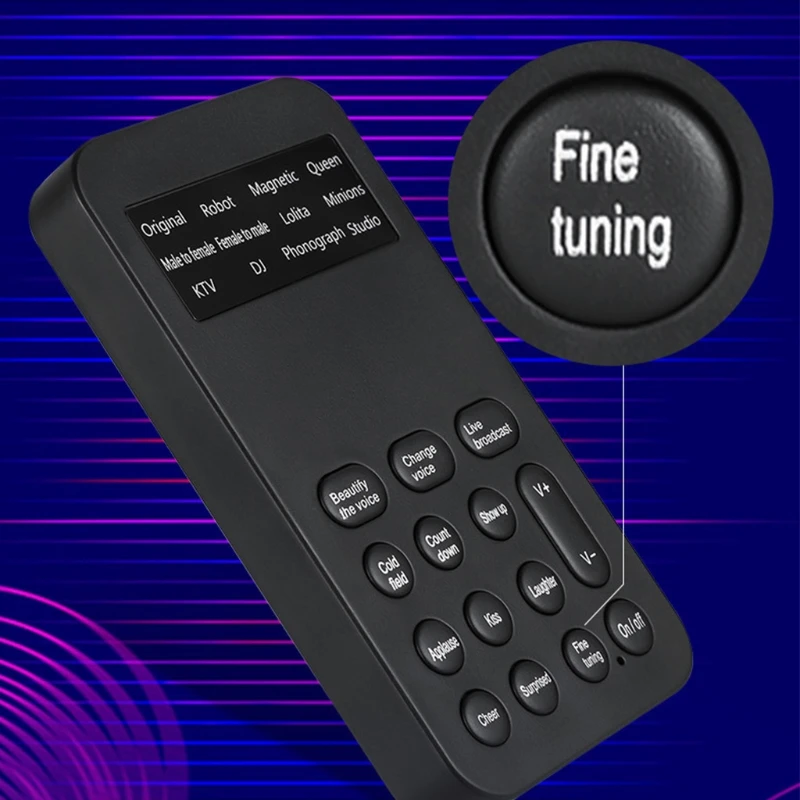 Voice Changer 7 Different Voice Modifiers for Tricking 3.5mm Mini Voice for Phone Computer Gifts for Boys
Voice Changer 7 Different Voice Modifiers for Tricking 3.5mm Mini Voice for Phone Computer Gifts for Boys