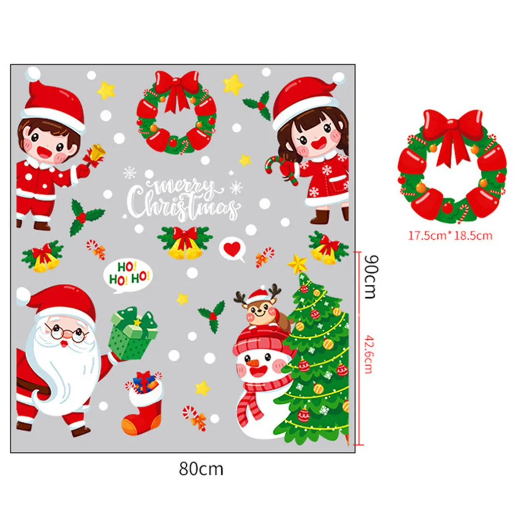 Xmas Decals Wall Sticker DIY Home Merry Christmas Gift PVC Santa Claus Removable Shop Decor Snowman Waterproof Practical New
Xmas Decals Wall Sticker DIY Home Merry Christmas Gift PVC Santa Claus Removable Shop Decor Snowman Waterproof Practical New
