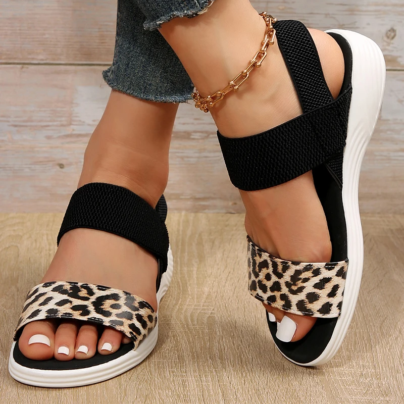 Сандалии женские леопардовые, спортивная обувь на плоской подошве, модные шлепанцы с ремешком на пятке, для прогулок, повседневные шлепанцы...
Сандалии женские леопардовые, спортивная обувь на плоской подошве, модные шлепанцы с ремешком на пятке, для прогулок, повседневные шлепанцы...