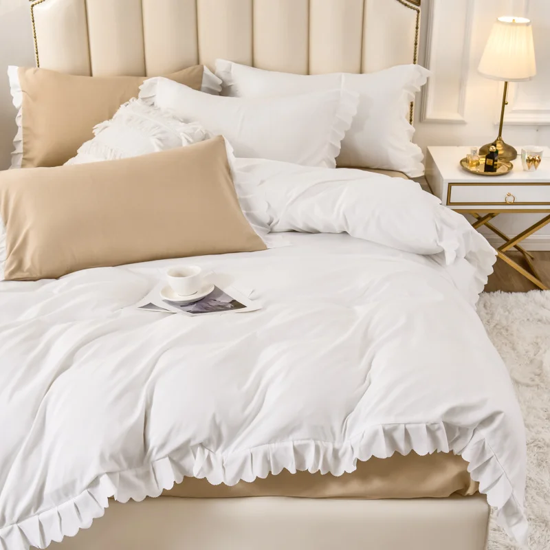 High Quality White Bedding Set,Nordic Covers For Bed 150 Single Double Duvet Cover Set Pillowcases Bedclothes
High Quality White Bedding Set,Nordic Covers For Bed 150 Single Double Duvet Cover Set Pillowcases Bedclothes