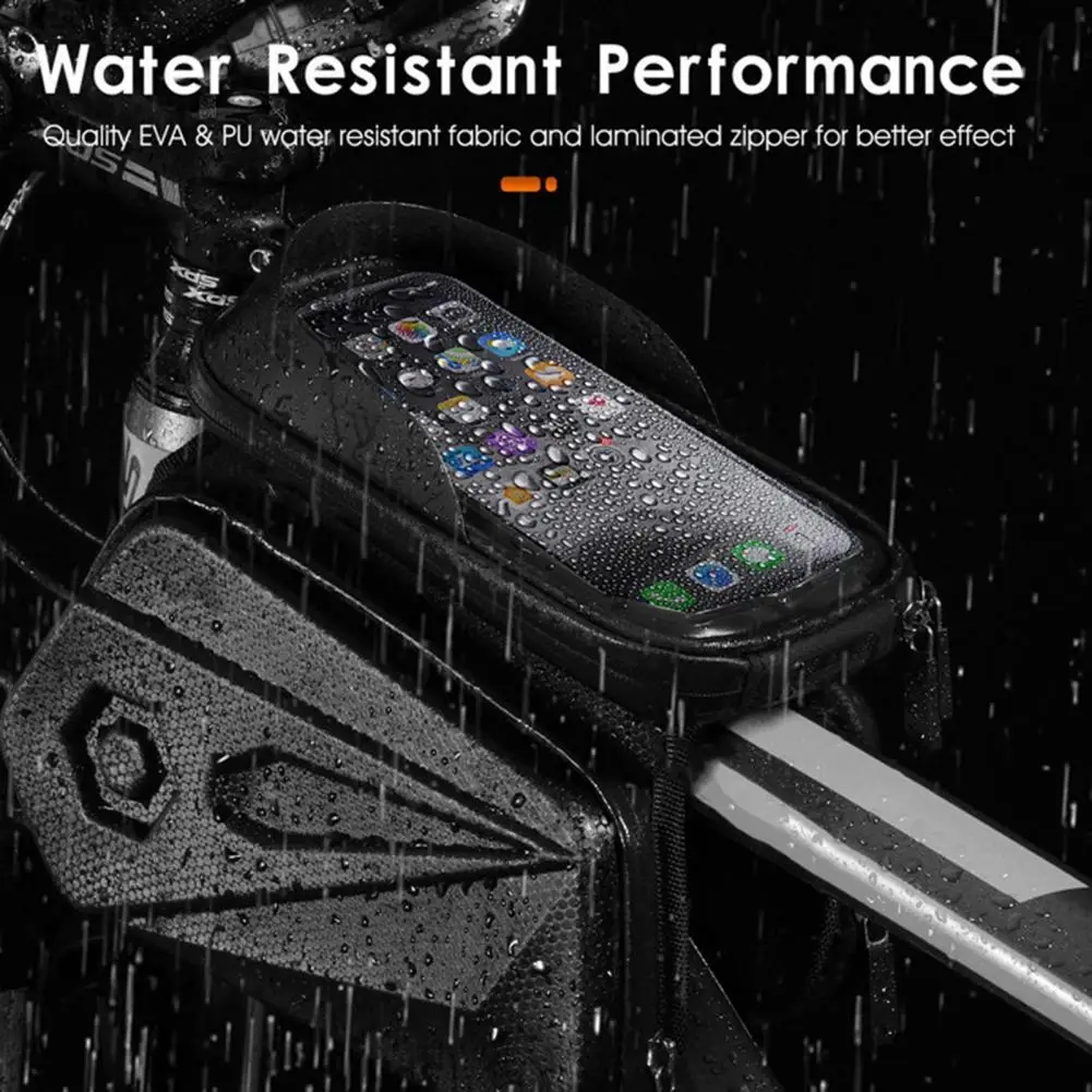 Bike Bicycle Bag Panniers Portable Waterproof Front Frame Mountain Bicycle Touch Screen Cell Phone Holder Pouch for Bicycle
Bike Bicycle Bag Panniers Portable Waterproof Front Frame Mountain Bicycle Touch Screen Cell Phone Holder Pouch for Bicycle