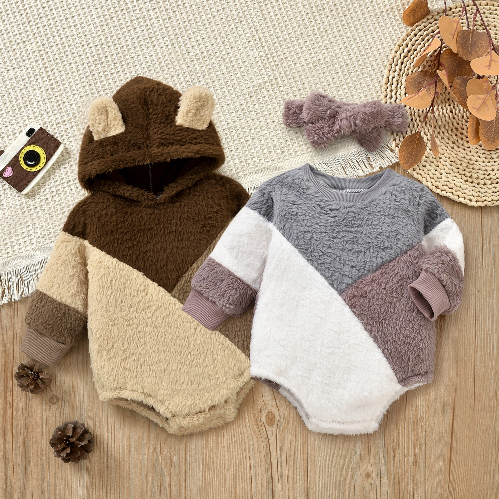 Newborn Toddler Baby Girl Boy Winter Warm Clothes Long Sleeve Hooded Romper Bodysuit Top Velvet Hoodie Outfit
Newborn Toddler Baby Girl Boy Winter Warm Clothes Long Sleeve Hooded Romper Bodysuit Top Velvet Hoodie Outfit