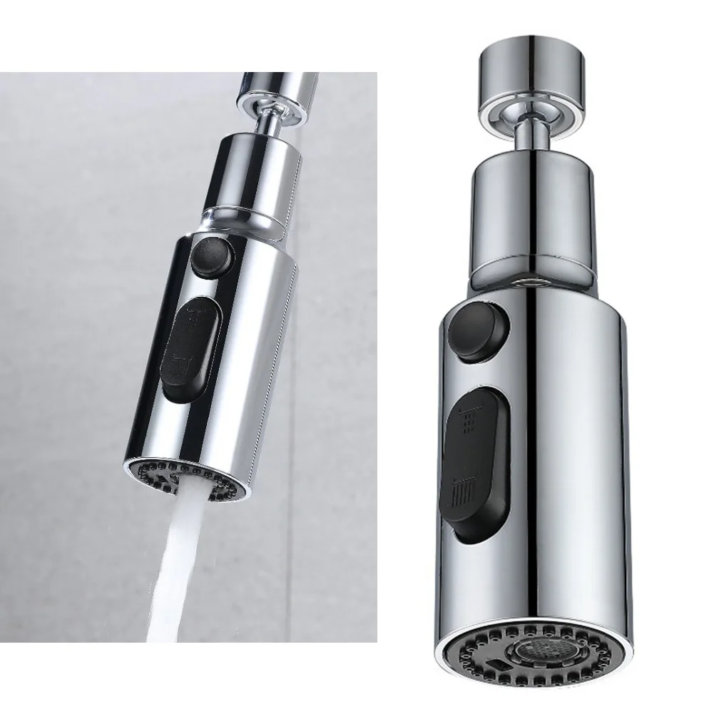 Silver Faucet Extender 1 PC 3 Modes 360° Swivel ABS+Brass Adjustable Easy To Install Electroplating Thickening
Silver Faucet Extender 1 PC 3 Modes 360° Swivel ABS+Brass Adjustable Easy To Install Electroplating Thickening