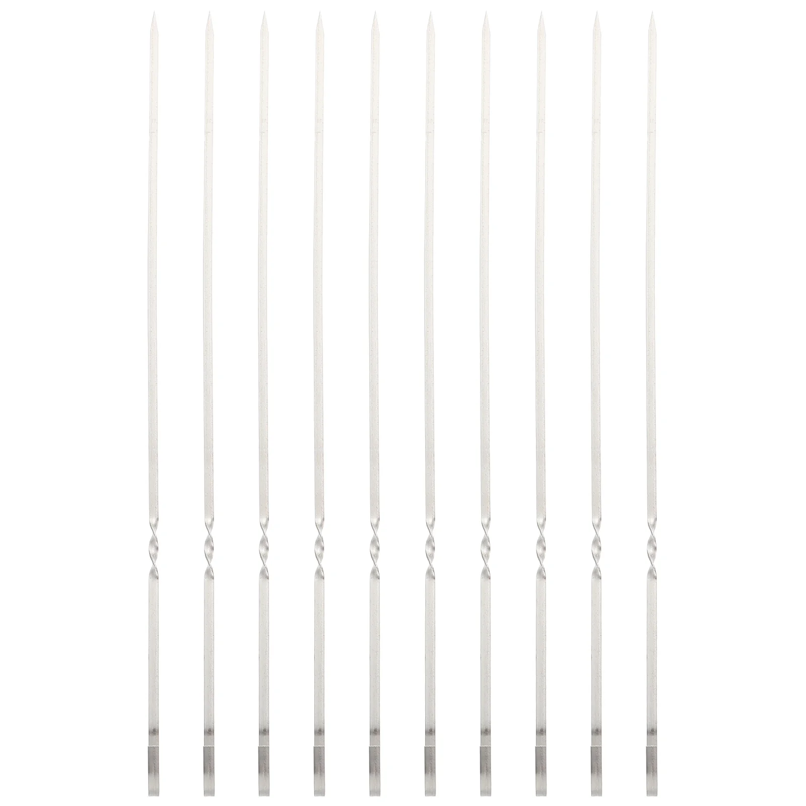 Kabob Skewers Metal Skewers for Grilling, Barbecue Skewer Stainless Steel Kebob Sticks for Meat Shrimp Chicken Vegetable
Kabob Skewers Metal Skewers for Grilling, Barbecue Skewer Stainless Steel Kebob Sticks for Meat Shrimp Chicken Vegetable