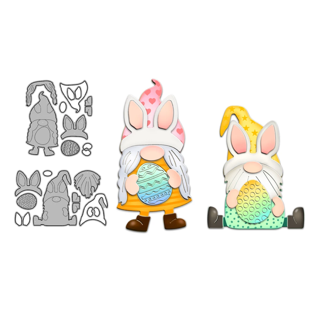 MangoCraft Cute Easter Rabbit Eggs Gnome Cutting Dies Embossed Scrapbooking Suppllies DIY Metal Cut Dies For Cards Album Decor
MangoCraft Cute Easter Rabbit Eggs Gnome Cutting Dies Embossed Scrapbooking Suppllies DIY Metal Cut Dies For Cards Album Decor
