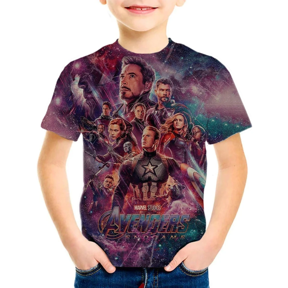 2022 New 3d Unisex Marvel- Cartoon T-shirt Boy Anime Avengers T-shirt O-neck Clothes Summer Fashion Casual Children's Top
2022 New 3d Unisex Marvel- Cartoon T-shirt Boy Anime Avengers T-shirt O-neck Clothes Summer Fashion Casual Children's Top