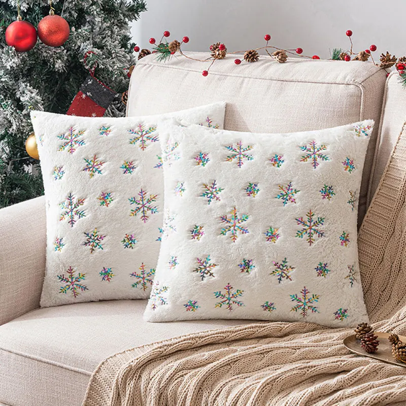 Рождественская плюшевая наволочка, чехлы для подушек в виде снежинок, 45*45 см, нордическая Бытовая мягкая декоративная наволочка для автомобильного кресла, дивана
Рождественская плюшевая наволочка, чехлы для подушек в виде снежинок, 45*45 см, нордическая Бытовая мягкая декоративная наволочка для автомобильного кресла, дивана
