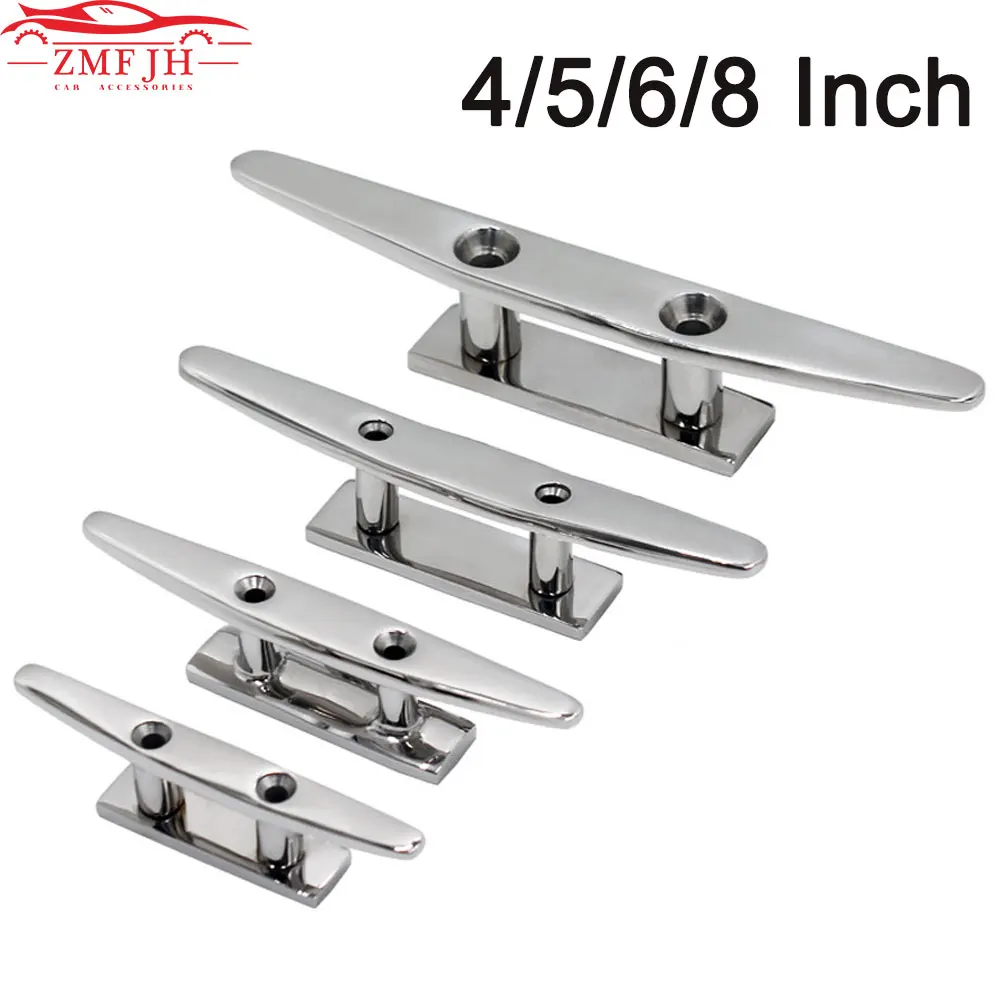 AD 4" 5" 6" 8" 316 Stainless Steel Polished Combo Mooring Cleat 2 Hole Hardware Boat Cleats For Marine Boat Deck Rope Tie Yacht
AD 4" 5" 6" 8" 316 Stainless Steel Polished Combo Mooring Cleat 2 Hole Hardware Boat Cleats For Marine Boat Deck Rope Tie Yacht