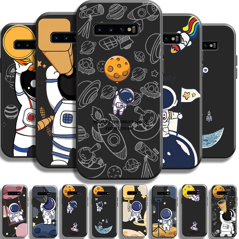 Astronaut Telescope For Samsung Galaxy S10 Plus Lite S10E Phone Case S10 5G Black Silicone Cover Soft TPU Funda Carcasa
Astronaut Telescope For Samsung Galaxy S10 Plus Lite S10E Phone Case S10 5G Black Silicone Cover Soft TPU Funda Carcasa