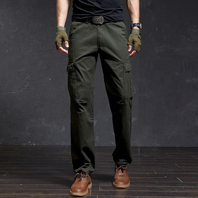2023 Cargo Pants Men Cotton outdoor Joggers Overalls Casual Men Military Tactical Pants Multi-Pocket Fashion Black Army Trousers
2023 Cargo Pants Men Cotton outdoor Joggers Overalls Casual Men Military Tactical Pants Multi-Pocket Fashion Black Army Trousers