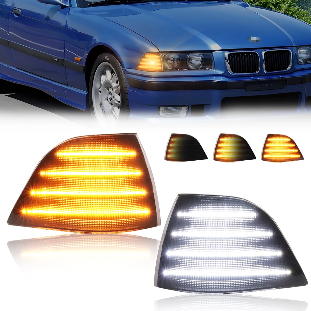 Передние Угловые Светодиодные Указатели Поворота (2 Шт.) С LED-подсветкой Для BMW E36 3 Серии 1992-1999 (модели 318i/325i/328...
Передние Угловые Светодиодные Указатели Поворота (2 Шт.) С LED-подсветкой Для BMW E36 3 Серии 1992-1999 (модели 318i/325i/328...