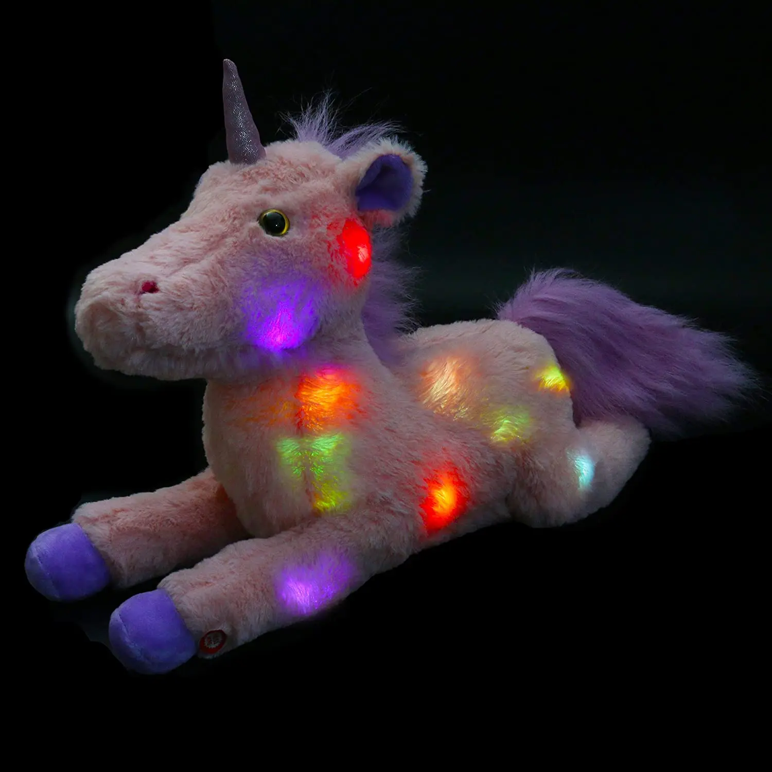 Мягкая плюшевая игрушка с единорогом со светодиодной подсветильник кой 18 5 дюйма