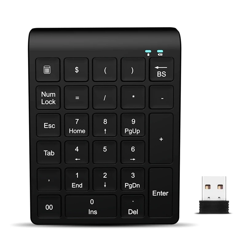 Digital Keyboard USB 2.4G Wireless 27 Key Multi-Function For Desktop Laptop Tablet
Digital Keyboard USB 2.4G Wireless 27 Key Multi-Function For Desktop Laptop Tablet