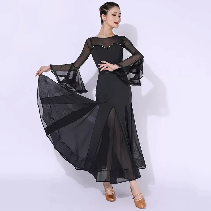 New Waltz Dance Dress For Women's Ballroom Dance Competition Dresses Professional Modern Dance Clothes Stage Dancewear
New Waltz Dance Dress For Women's Ballroom Dance Competition Dresses Professional Modern Dance Clothes Stage Dancewear