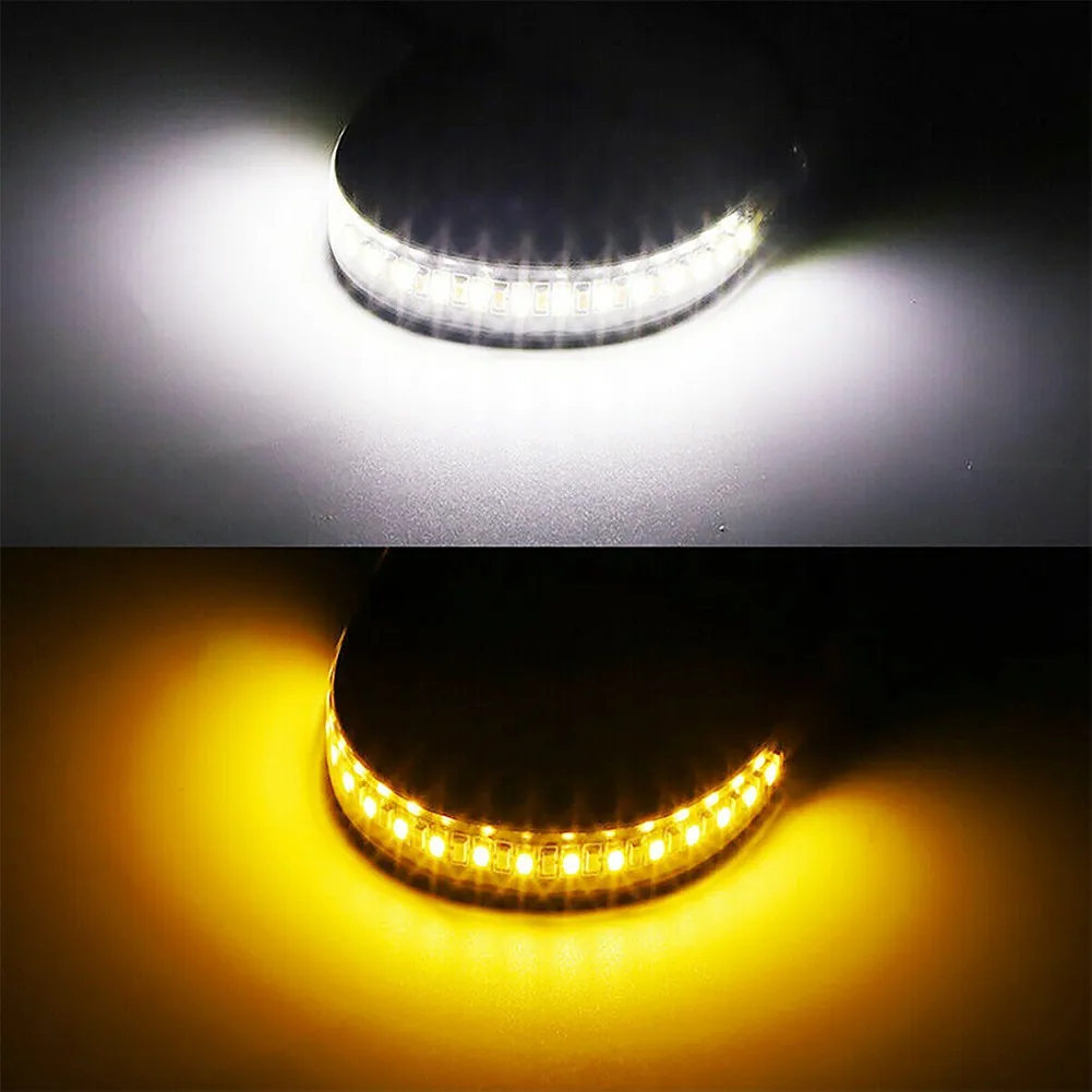 2 Pcs Motorcycle Switchback LED Fork Strip Lights Turn Signal Lamps Daytime Running Lights Strips White Amber Motorcycle Parts
2 Pcs Motorcycle Switchback LED Fork Strip Lights Turn Signal Lamps Daytime Running Lights Strips White Amber Motorcycle Parts