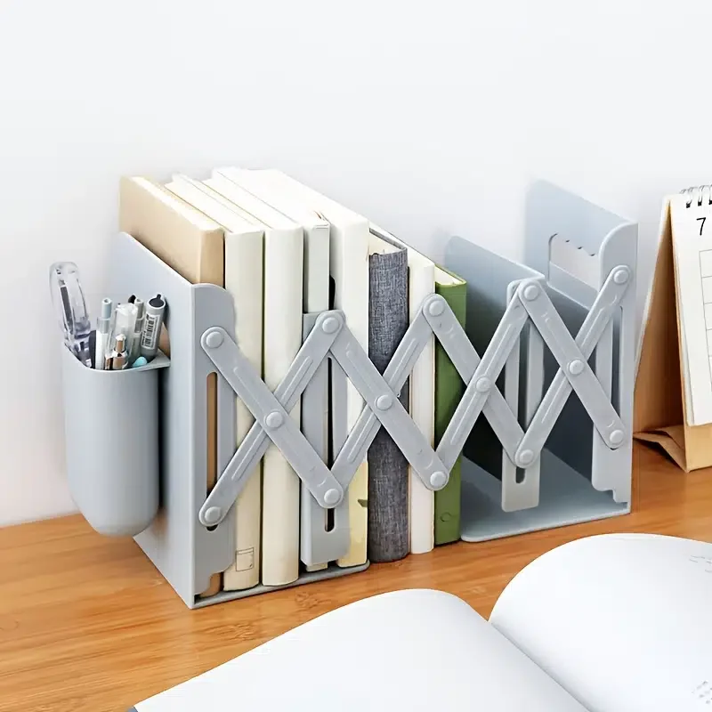 Extendable Book Stand 8.5*7.5*5.7inch Desktop Book Foldable Rack Class Table Bookcase Office Storage Book End
Extendable Book Stand 8.5*7.5*5.7inch Desktop Book Foldable Rack Class Table Bookcase Office Storage Book End