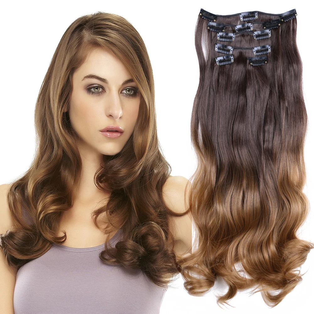 Bellqueen Clip in Long Soft Body Waves Thick Hairpieces 22 Inches 6Pcs/set Full Head Ombre Dark Brown Blonde Hair Extensions
Bellqueen Clip in Long Soft Body Waves Thick Hairpieces 22 Inches 6Pcs/set Full Head Ombre Dark Brown Blonde Hair Extensions