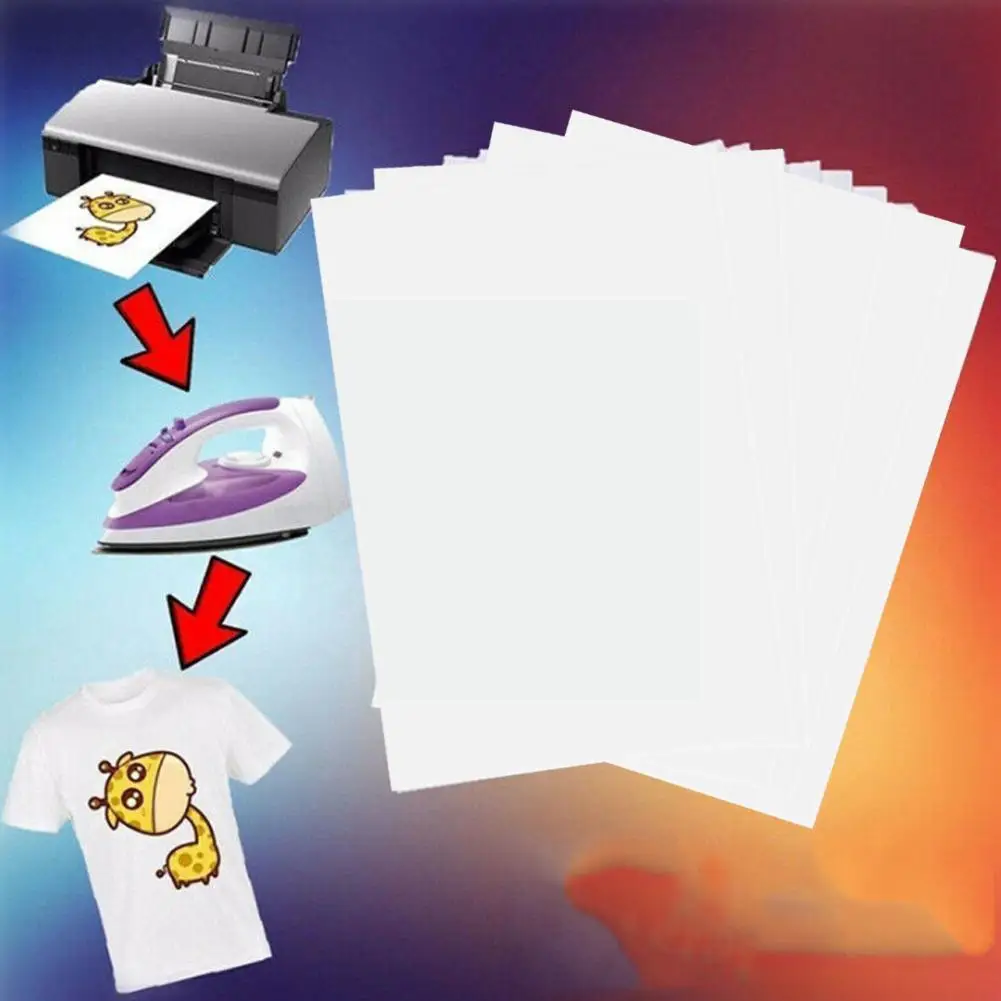 50pcs/set T Shirt A4 Transfer Paper Iron On Heat Press Shirts Inkjet For T Printing Craft Fabrics A4 Paper Print Light M9l6
50pcs/set T Shirt A4 Transfer Paper Iron On Heat Press Shirts Inkjet For T Printing Craft Fabrics A4 Paper Print Light M9l6