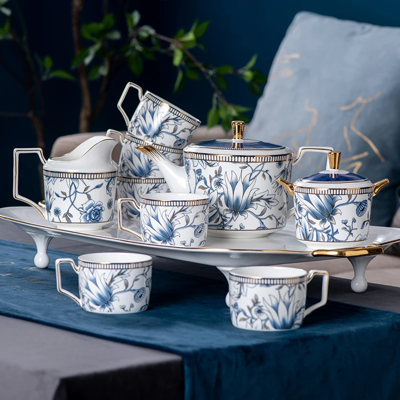 Magnolia Flower Coffee Set Bone China Phnom Penh Cup Saucer Coffeepot Creamer Sugar Bowl Cake Decortion Plates Kitchen Tableware
Magnolia Flower Coffee Set Bone China Phnom Penh Cup Saucer Coffeepot Creamer Sugar Bowl Cake Decortion Plates Kitchen Tableware