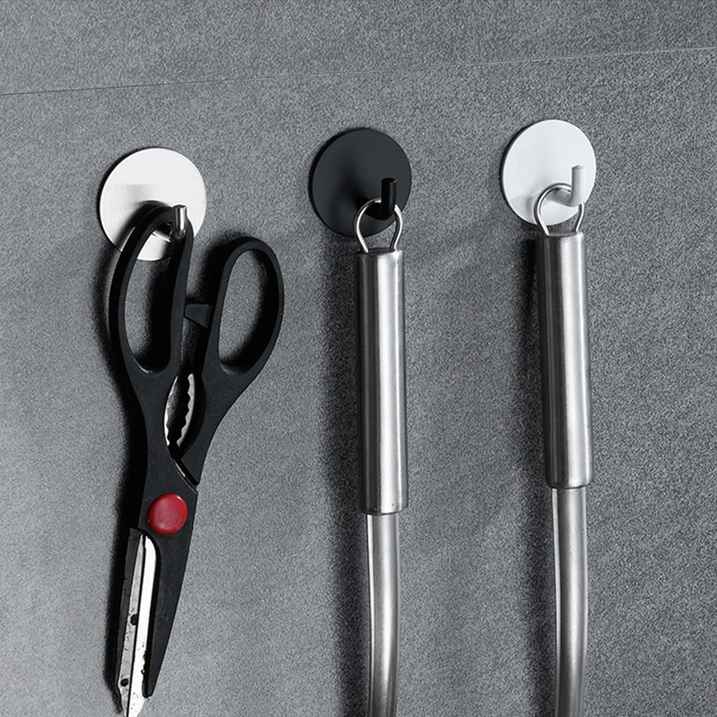Self-Adhesive Wall Hooks Hangers Stainless Steel Hooks Towel Key Umbrella Kitchenware Storage Hook Kitchen Bathroom Accessories
Self-Adhesive Wall Hooks Hangers Stainless Steel Hooks Towel Key Umbrella Kitchenware Storage Hook Kitchen Bathroom Accessories