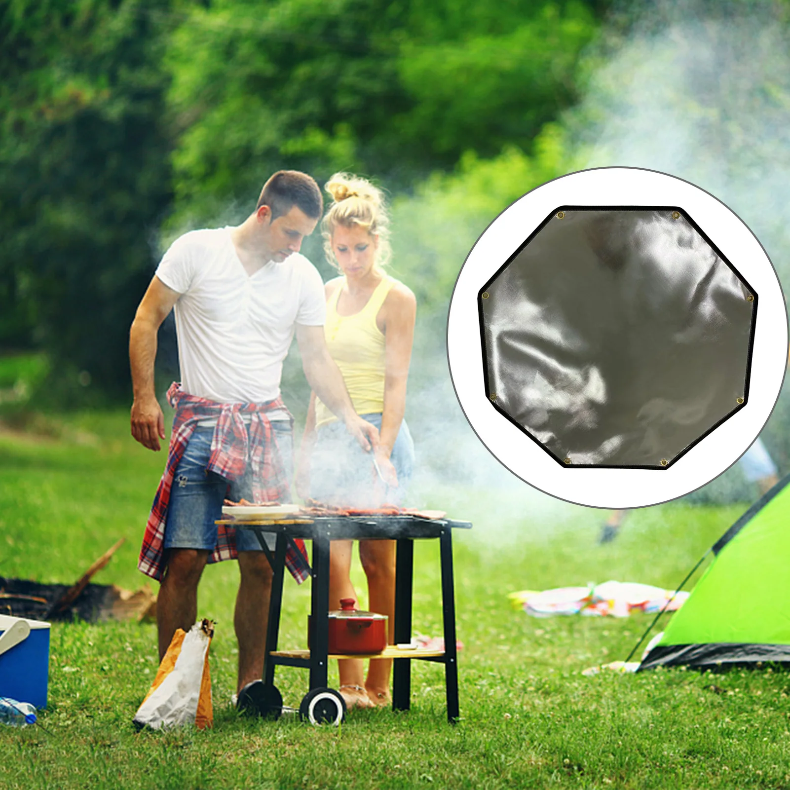 Fireproof Mat For Fire Pit Hexagon Heat Shield Fire Pit Mat 3 Layer Fire-Resistant Grill Mat For Lawn Protection Fireproof Mat
Fireproof Mat For Fire Pit Hexagon Heat Shield Fire Pit Mat 3 Layer Fire-Resistant Grill Mat For Lawn Protection Fireproof Mat
