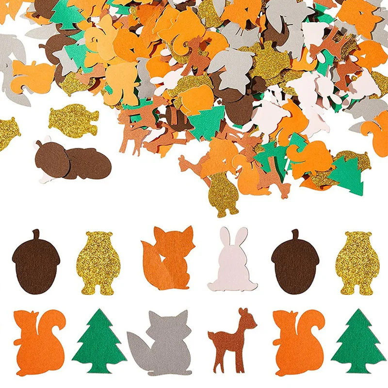 100Pcs Forest Animal Baby Shower Confetti Woodland Theme Gender Reveal Confetti for Baby Shower Birthday Table Party Decorations
100Pcs Forest Animal Baby Shower Confetti Woodland Theme Gender Reveal Confetti for Baby Shower Birthday Table Party Decorations
