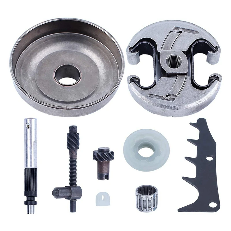 325Inch 7T Chainsaw Clutch Drum Kit Replacement Parts With Oil Pump Kit For Husqvarna 445 445E 450 450E
325Inch 7T Chainsaw Clutch Drum Kit Replacement Parts With Oil Pump Kit For Husqvarna 445 445E 450 450E