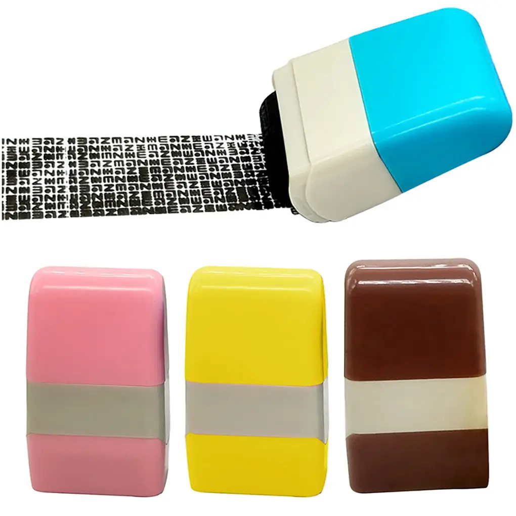 Mini Roller Self Covering Garbled Confidential Stamps Express List Identity Code Privacy Information Data Seal Theft Protection
Mini Roller Self Covering Garbled Confidential Stamps Express List Identity Code Privacy Information Data Seal Theft Protection