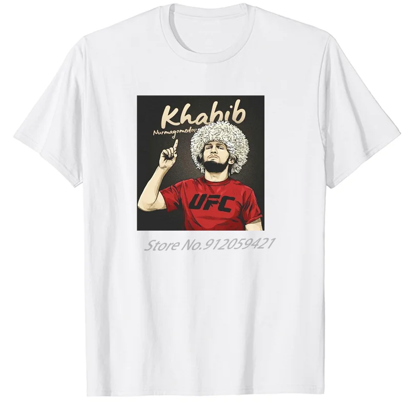 Khabib Nurmagomedov футболка для мужчин футболка с коротким рукавом s Графические футболки оверсайз футболка Летняя Харадзюку мужская одежда
Khabib Nurmagomedov футболка для мужчин футболка с коротким рукавом s Графические футболки оверсайз футболка Летняя Харадзюку мужская одежда