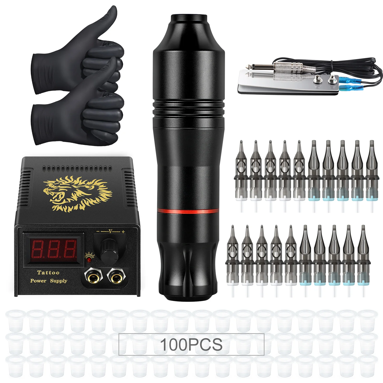 Tattoo Machines Kit Professional Rotary Pen Set Tattoo Cartridge Needles For Permanent Makeup Eyebrow Tattoo Bodys Set
Tattoo Machines Kit Professional Rotary Pen Set Tattoo Cartridge Needles For Permanent Makeup Eyebrow Tattoo Bodys Set