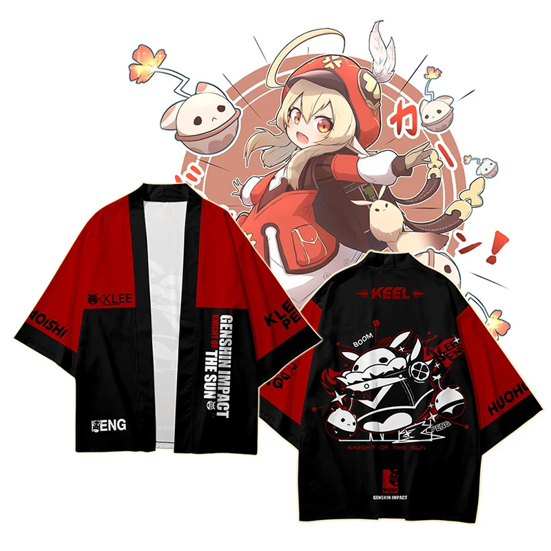 2022 New Genshin Impact 3D Kimono women men Qiqi Keqing Cosplay Game Impact Project Klee Bomb Kimono Japanese streetwear Kimono
2022 New Genshin Impact 3D Kimono women men Qiqi Keqing Cosplay Game Impact Project Klee Bomb Kimono Japanese streetwear Kimono