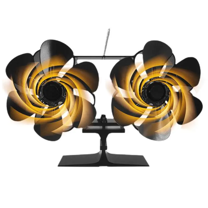 Heat Powered Stove Fireplace Fans With 12 Blades For Pellet/Wood/Log Wood Stove Quiet Circulating Warm Air In Winter Indoor
Heat Powered Stove Fireplace Fans With 12 Blades For Pellet/Wood/Log Wood Stove Quiet Circulating Warm Air In Winter Indoor