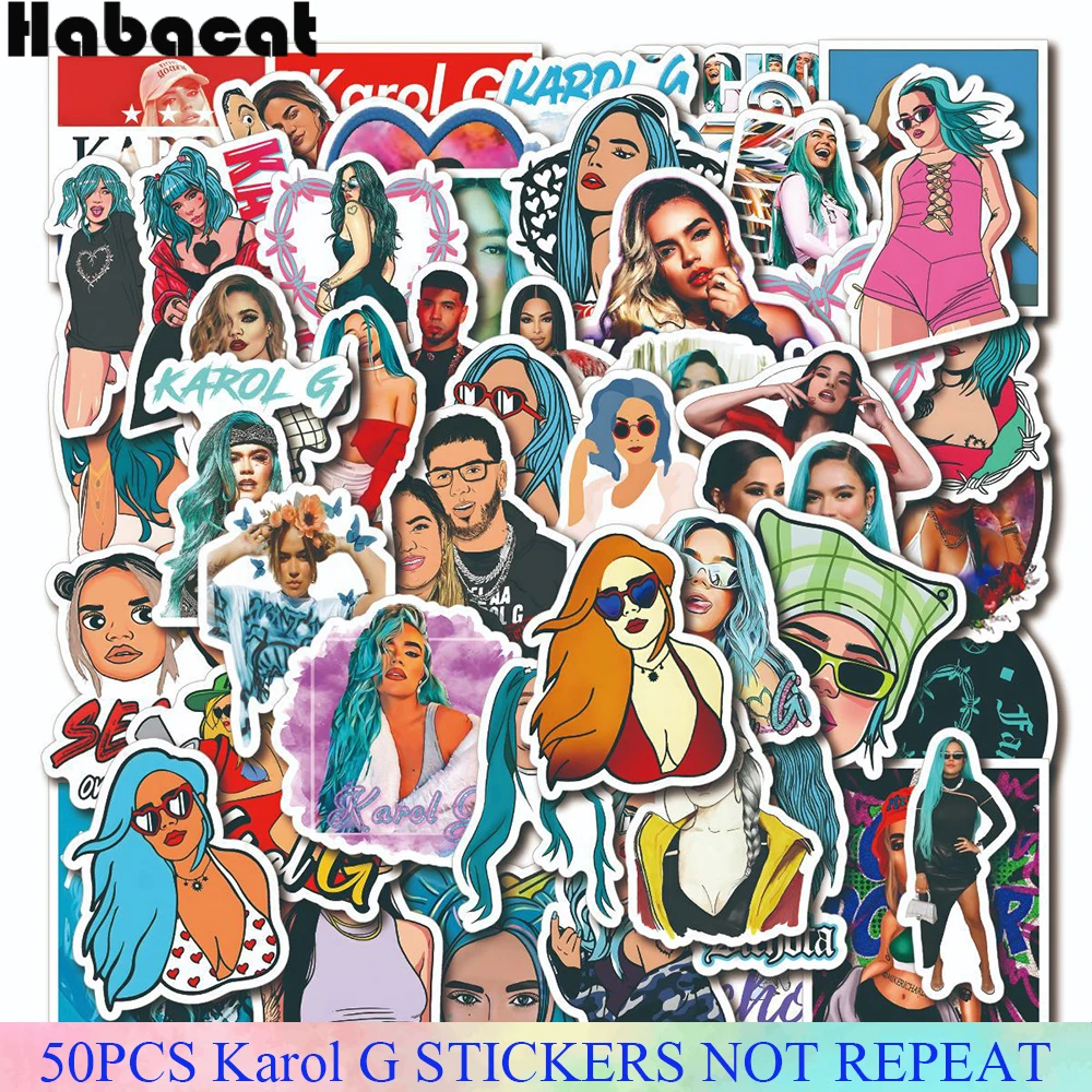 10/50Pcs/Pack Karol G Latin Singer Singers Graffiti Waterproof Stickers For Skateboard Box Computer Notebook Car Motorcycle Wall
10/50Pcs/Pack Karol G Latin Singer Singers Graffiti Waterproof Stickers For Skateboard Box Computer Notebook Car Motorcycle Wall