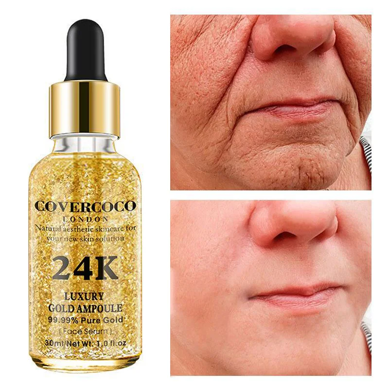 Nicotinamide Anti Wrinkle Face Serum 24k Gold Lighten Fine Lines Anti Aging Moisturizing Whitening Firm Repair Dry Skin Care
Nicotinamide Anti Wrinkle Face Serum 24k Gold Lighten Fine Lines Anti Aging Moisturizing Whitening Firm Repair Dry Skin Care