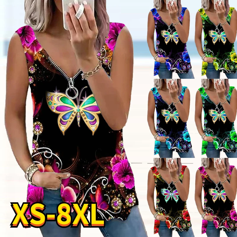 Женский жилет на молнии с V-образным вырезом, без рукавов 
Женский жилет на молнии с V-образным вырезом, без рукавов